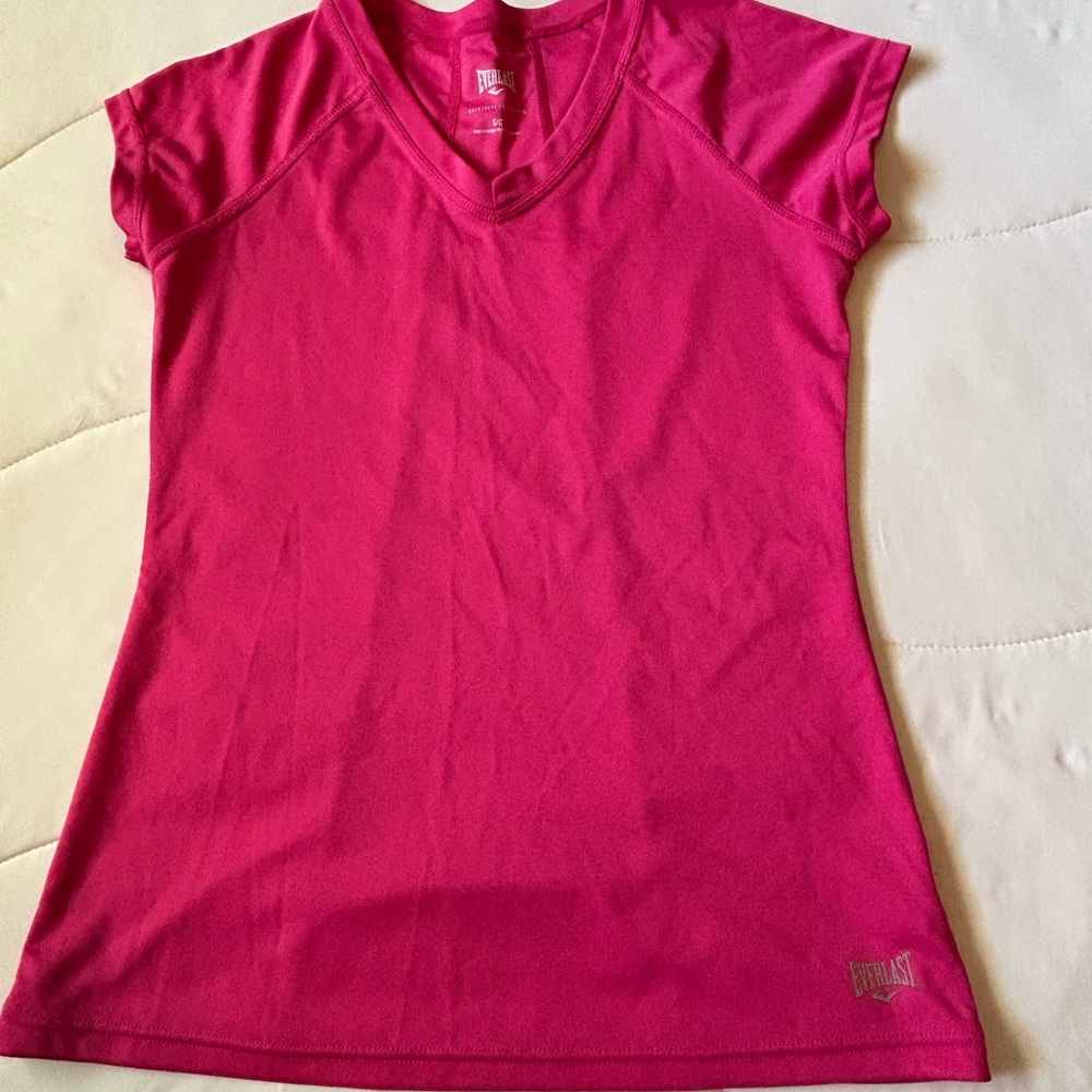 Everlast Women's Bright Pink Short Sleeve Tee
